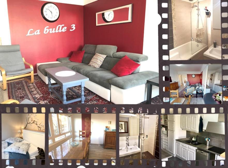 Bedinreims "Burgundy Bottle": Spacious 4-Bedroom Apartment with Free Parking Exterior photo
